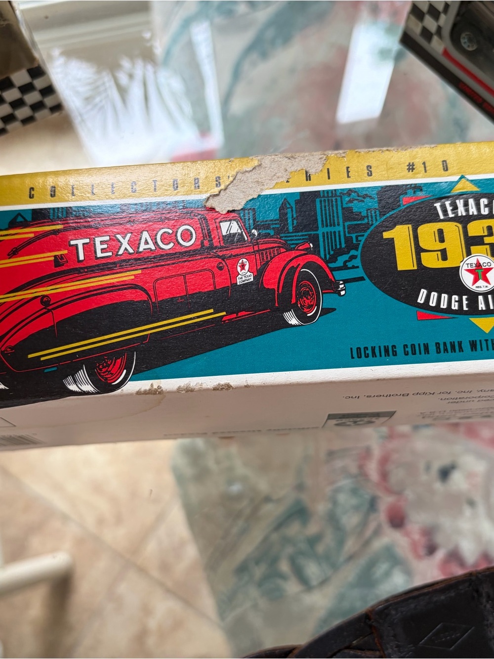 Red Vintage Truck Collectible Coin Bank